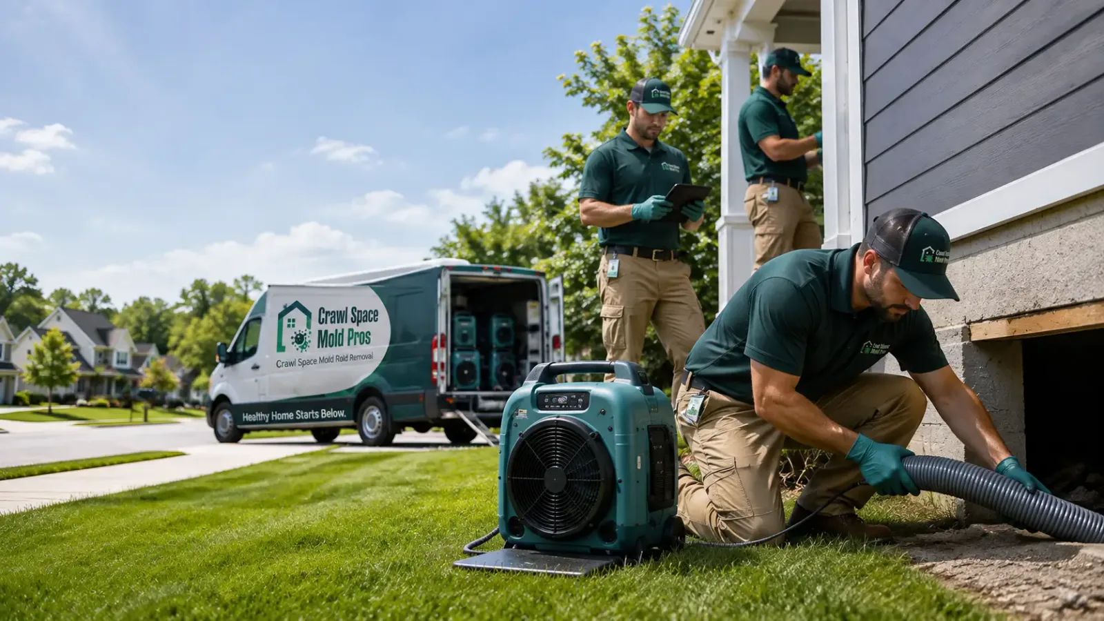 Crawl Space Mold Removal in Concord, MA
